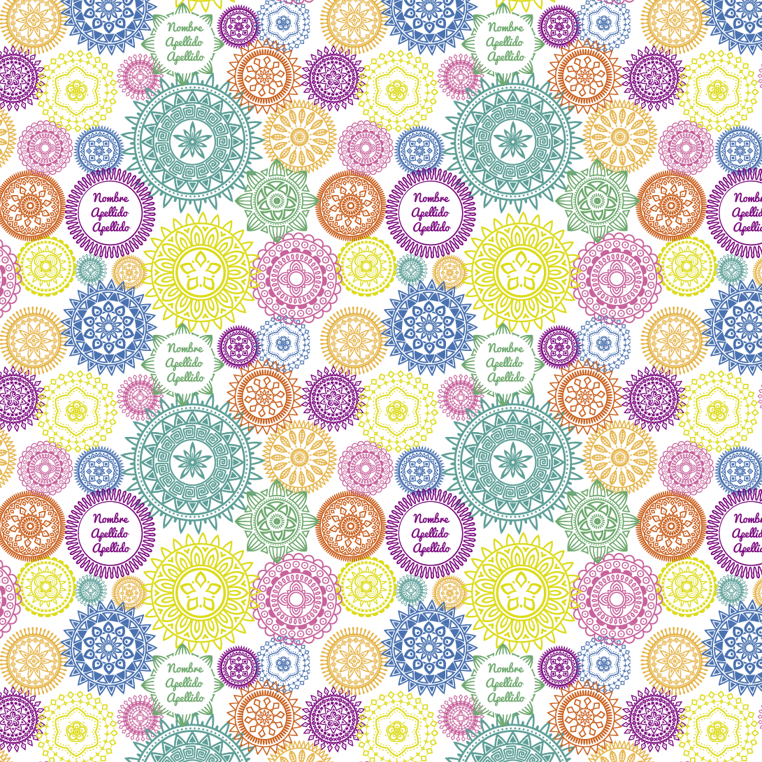 Mandala colores 36 ............................... *VARIAS OPCIONES DE COLOR