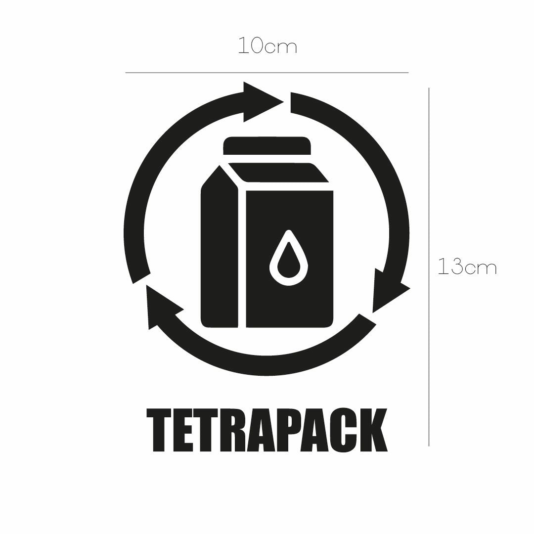 Vinil para bote de basura para tetrapack