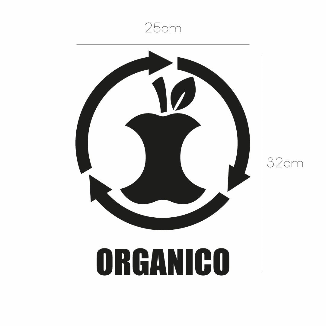 Vinil para bote de basura para orgánico