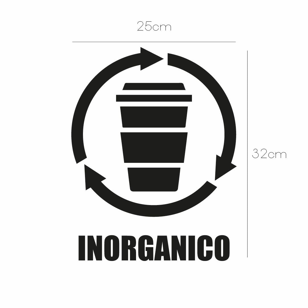 Vinil para bote de basura para inorgánico