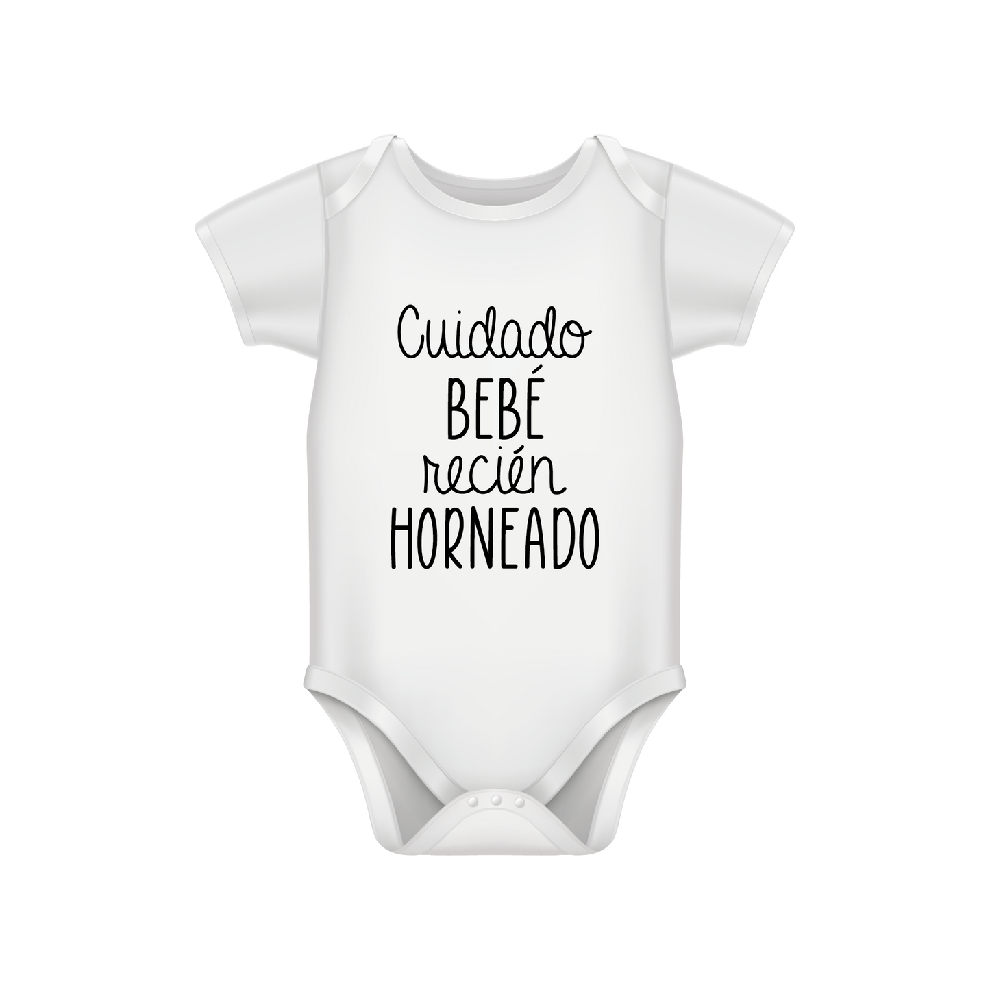 Cuidado, bebé recién horneado