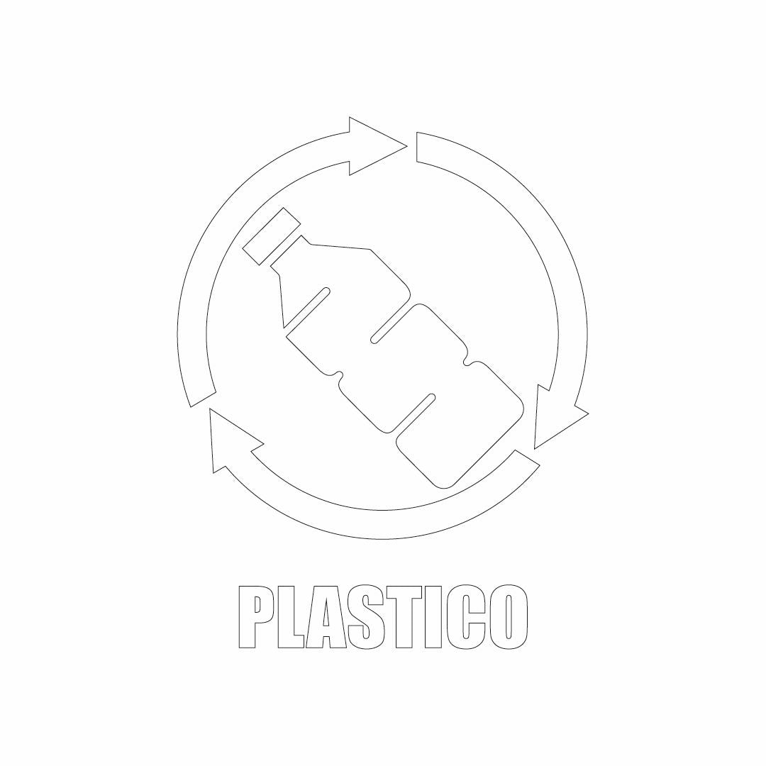 Vinil para bote de basura para plástico