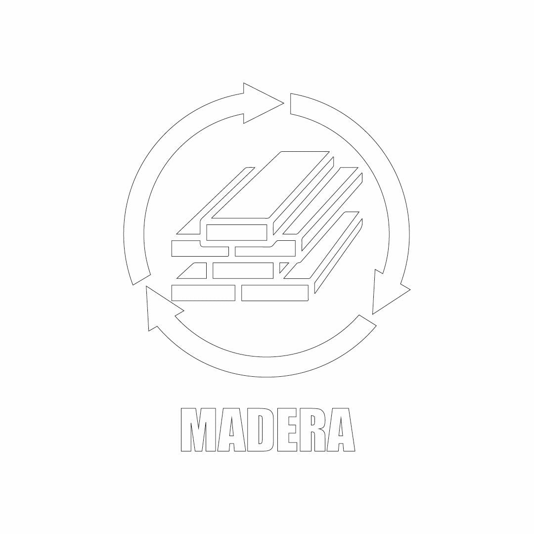 Vinil para bote de basura para madera