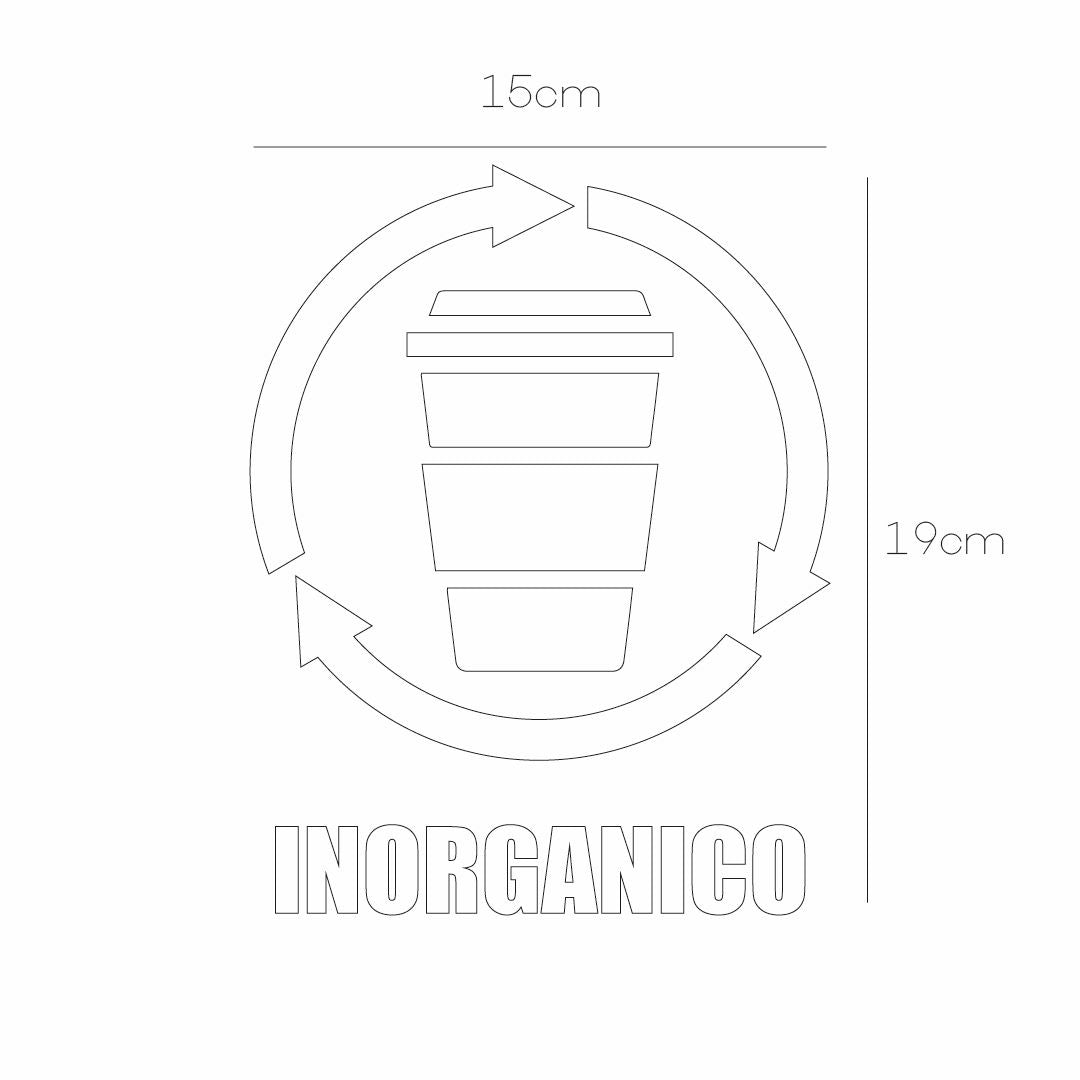 Vinil para bote de basura para inorgánico