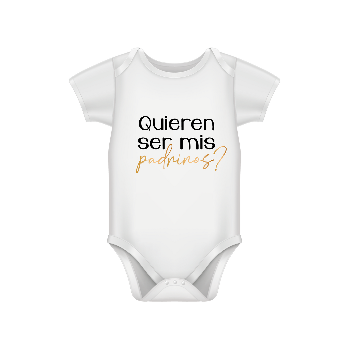 ¿Quieren ser mis padrinos? dorado