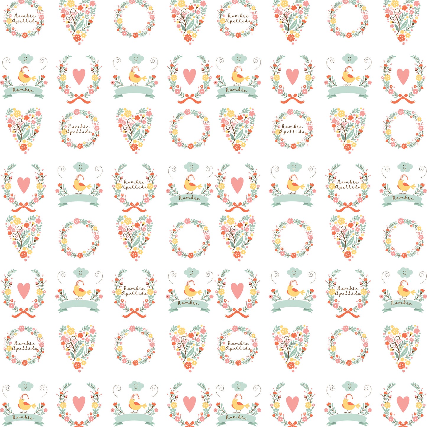 Flores y corazones 143