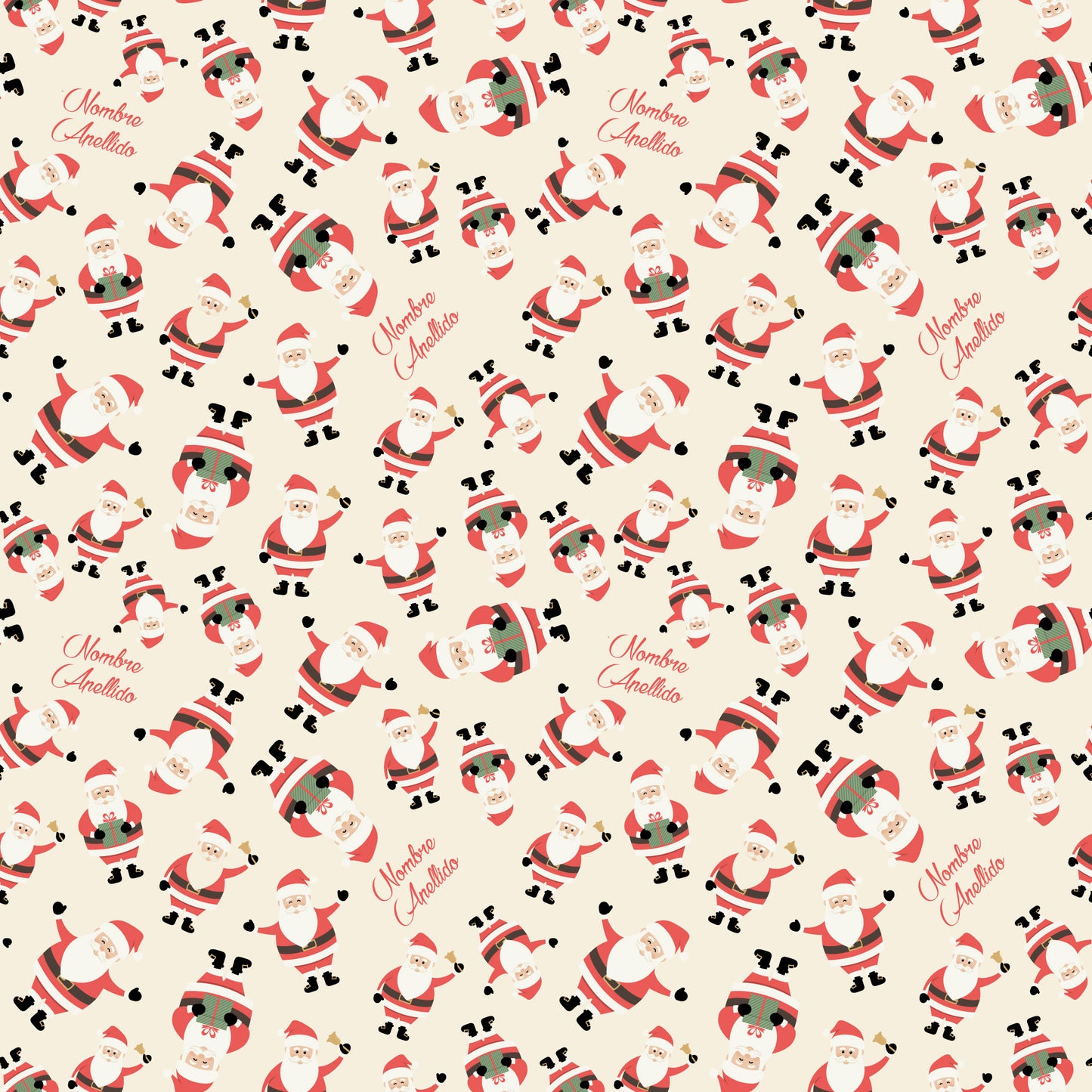 Santa claus en fondo rosa 175