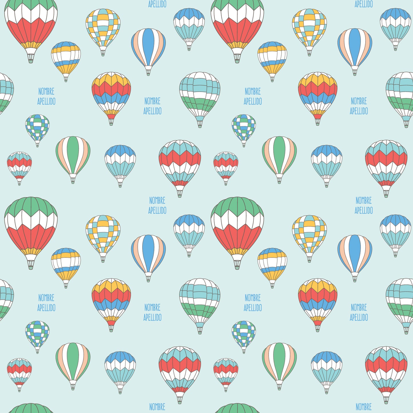 Globos colores azul 80