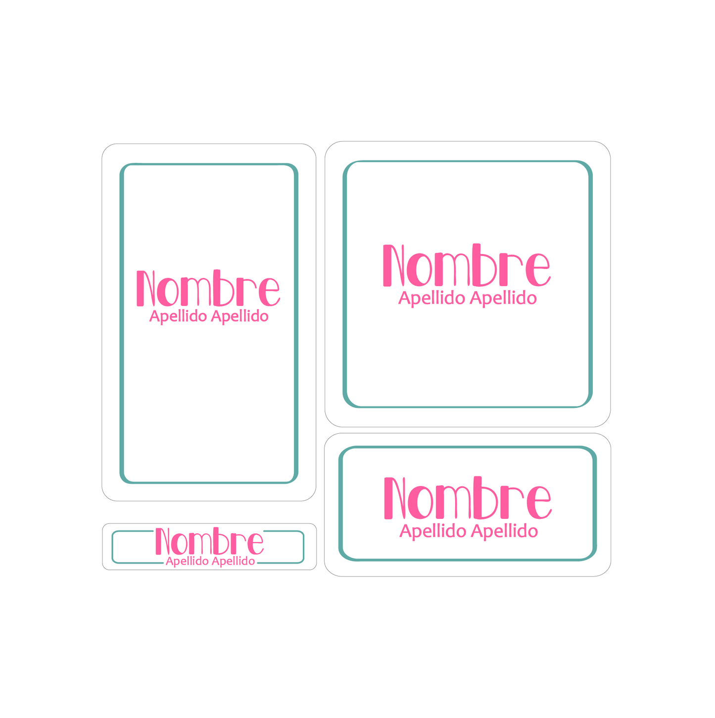 Contorno color *Diferentes colores