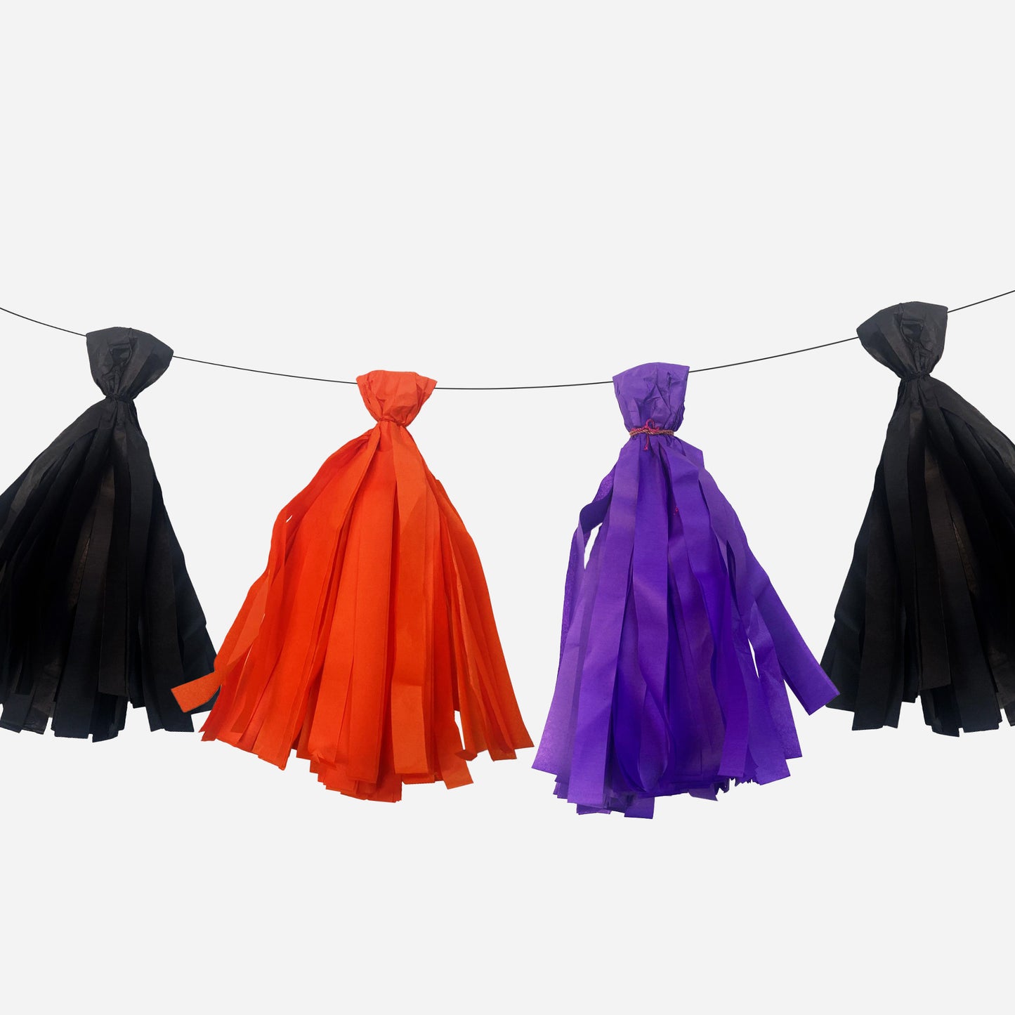 Negro - naranja - morado