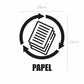Vinil para bote de basura para papel