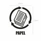Vinil para bote de basura para papel