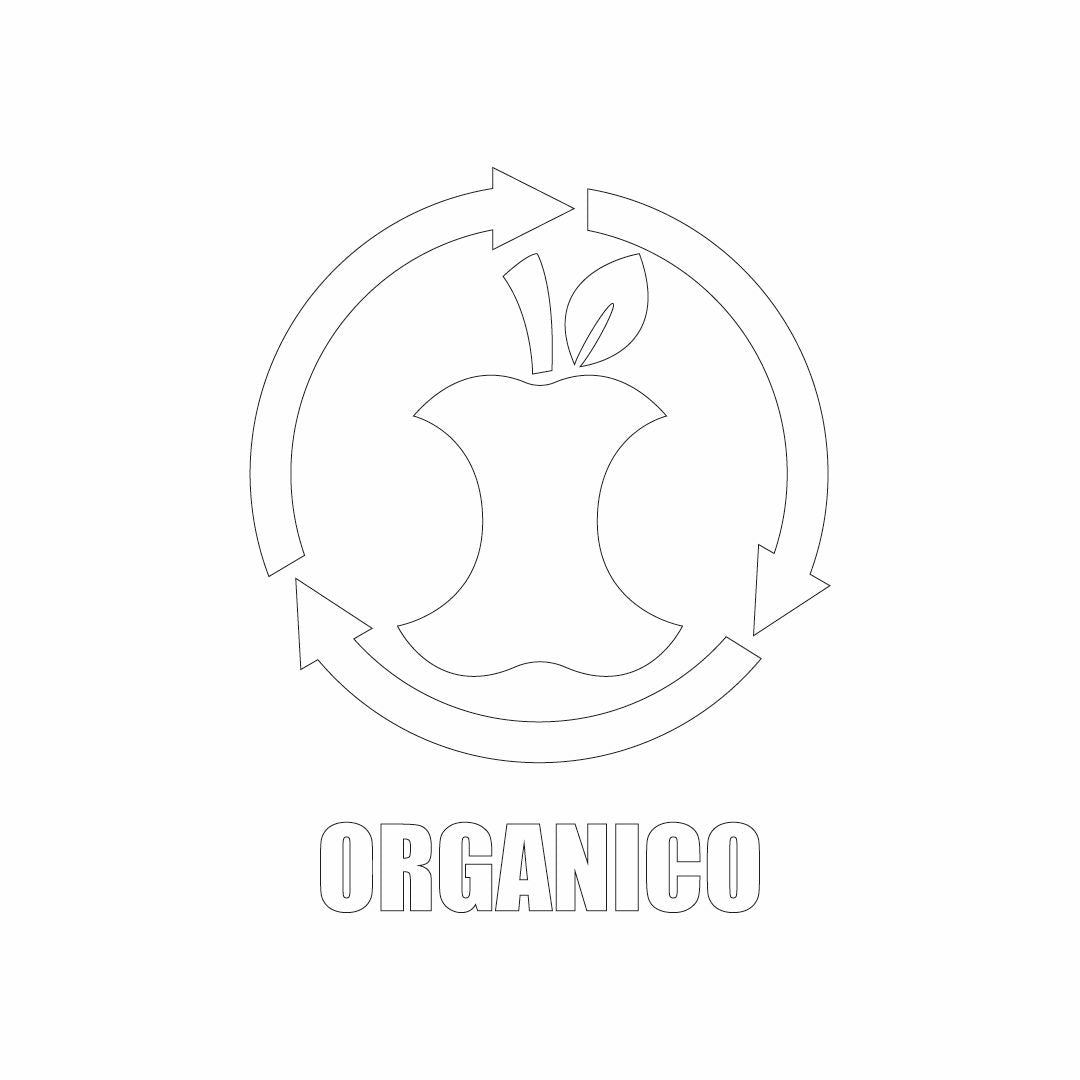 Vinil para bote de basura para orgánico