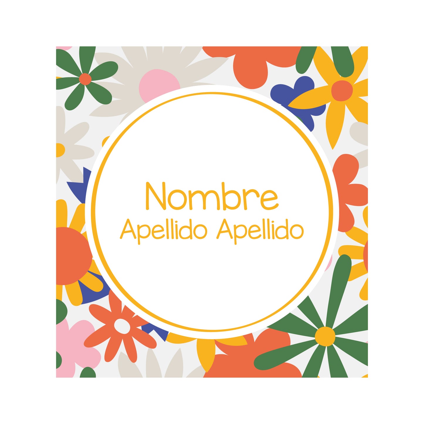 Flores huevo estrellado