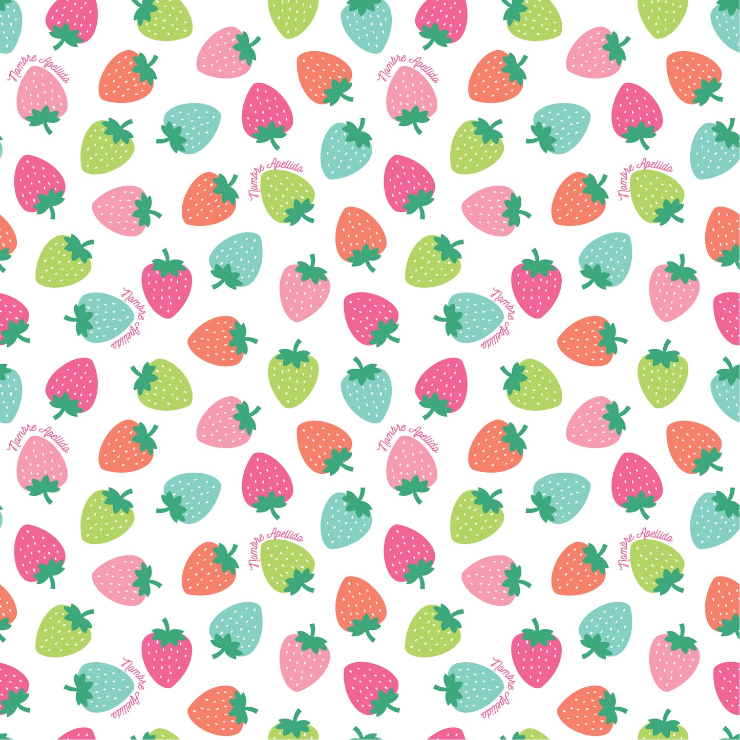 Fresas de colores 191