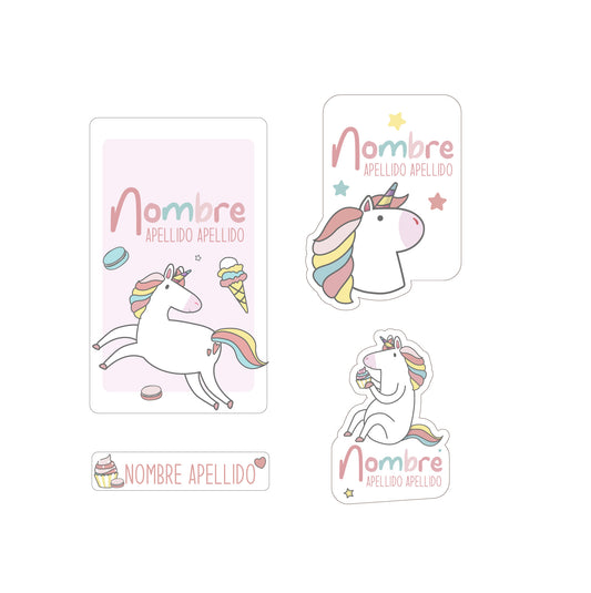 Unicornio con nieve