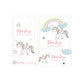 Unicornio con copete