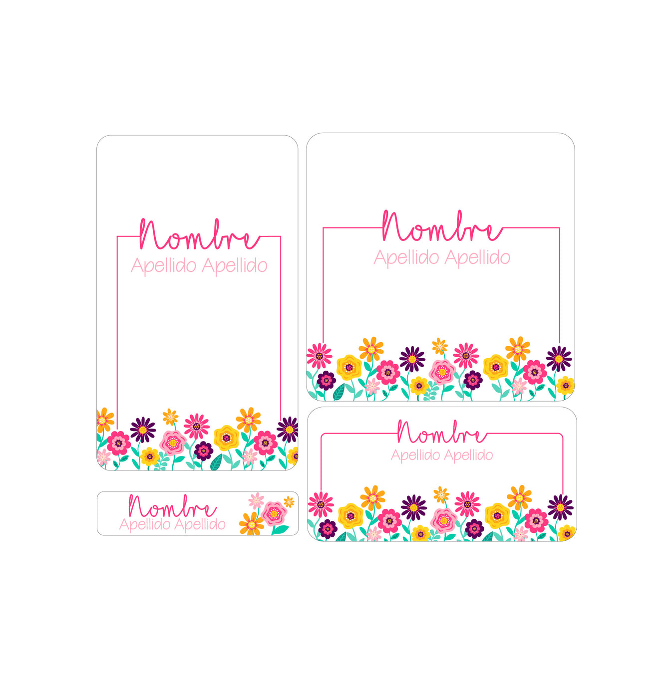 Florecitas de colores INKso