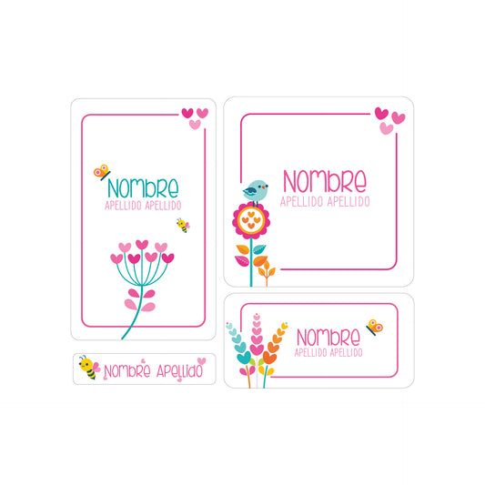Flores de corazones